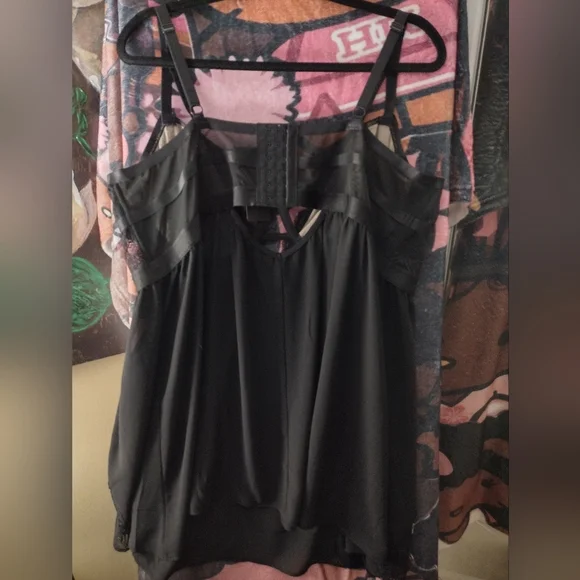 Torrid Plus Size Black Lingerie Chemise - Torrid Size 3 - Picture 4 of 9